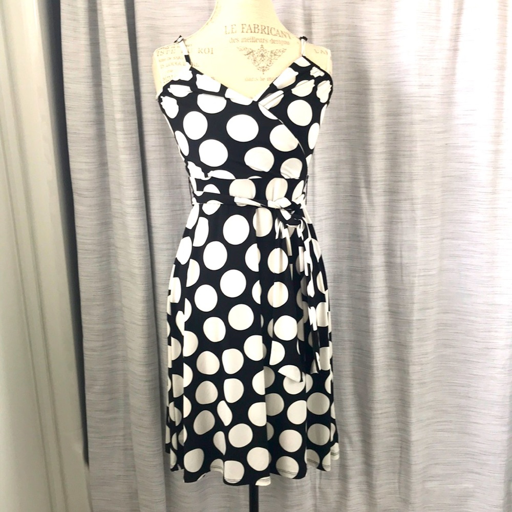 Merona Black & White Polka Dot Dress